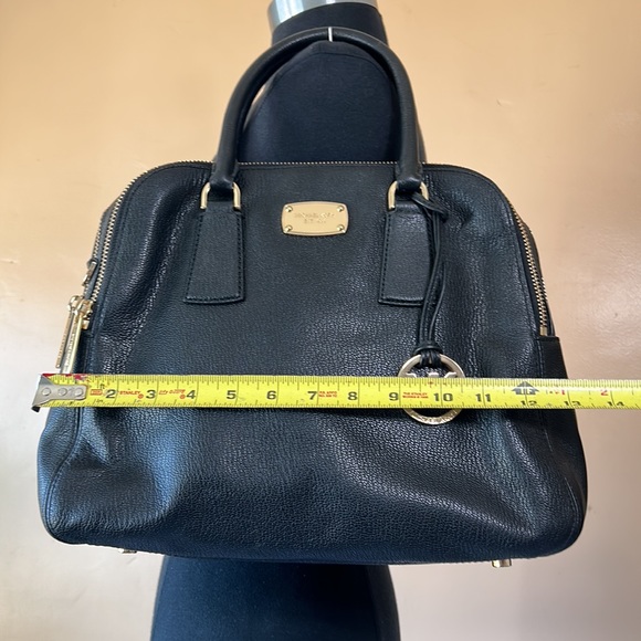 Michael Kors Alexis Black Pebble Leather Bag - Picture 12 of 15